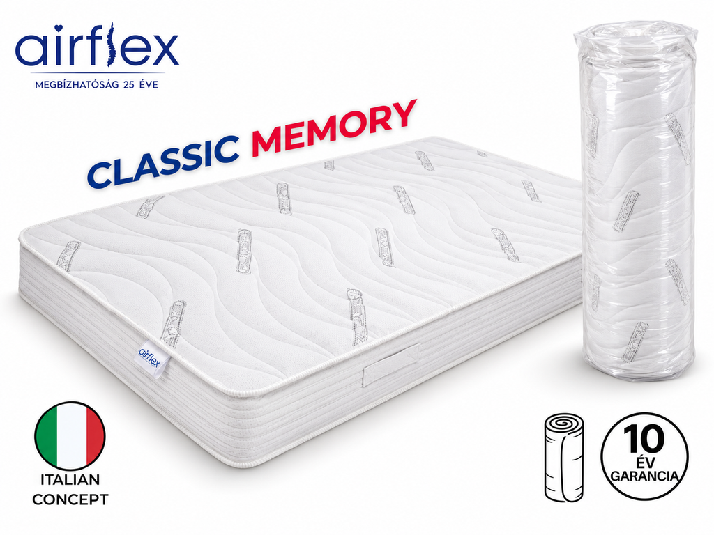 Airflex Classic Memory 13+4 Vákuummatrac