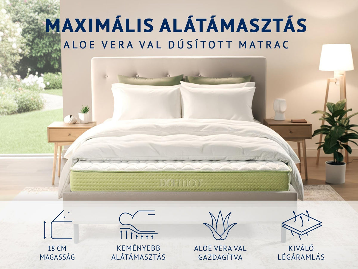 Dormeo Aloe Vera habmatrac nyitott cellás EcoCell szerkezettel