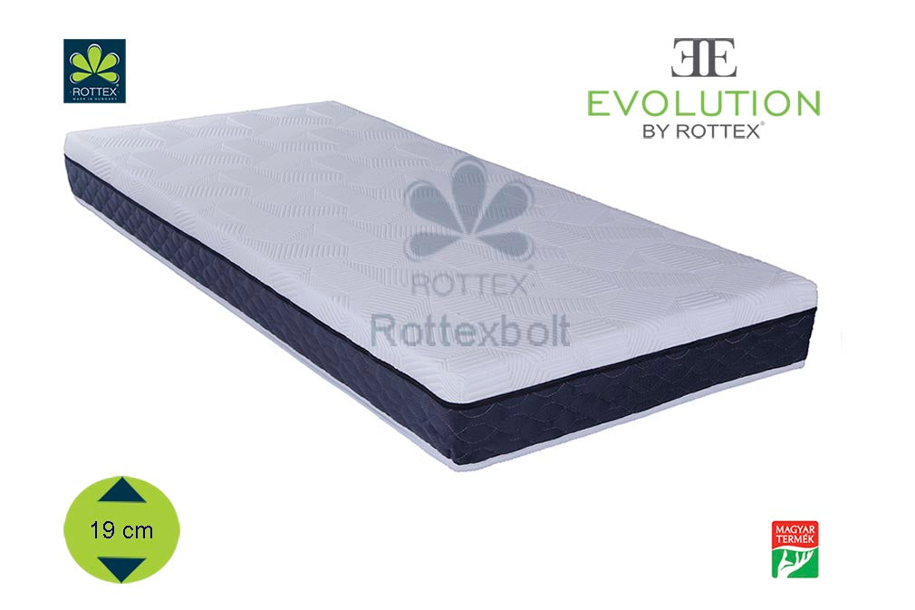 Rottex Fitt 4MF EVOLUTION matrac (aircell hab, kókusz, memory matrac)